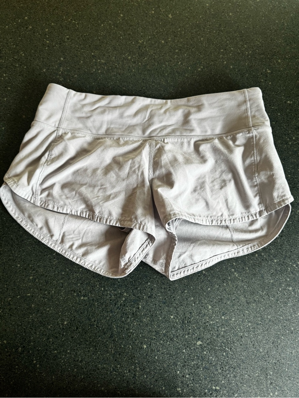 Lululemon Women's Light Gray Active Running Shorts